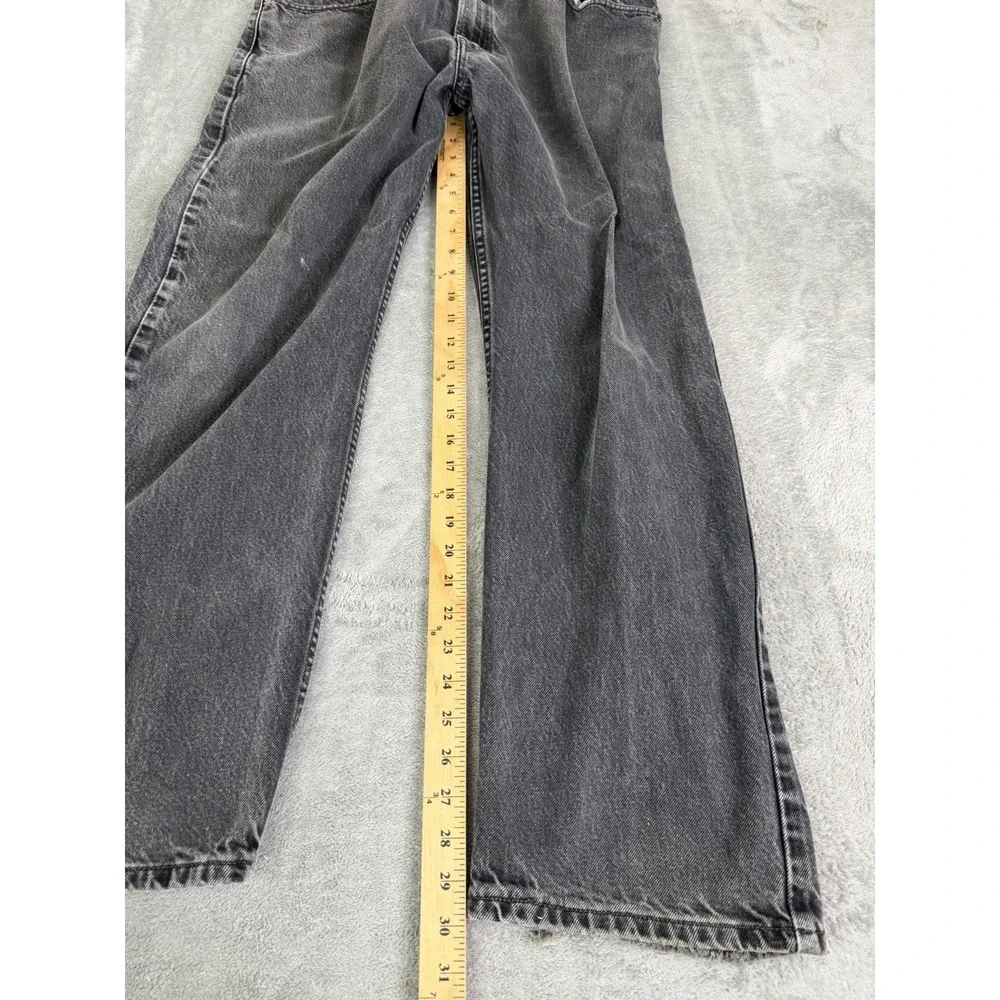Vintage Y2K Levi's 505 Regular Fit Straight Jeans Men's Size 42X30 Black